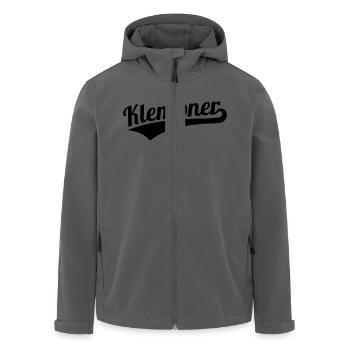 Klempner - Recycelte Männer Softshell-Jacke von Stanley/Stella - Anthrazit - Vorne - AI Model Male 185 light (185cm)