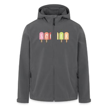 Sommer - Recycelte Männer Softshell-Jacke von Stanley/Stella - Anthrazit - Vorne - AI Model Male 185 light (185cm)