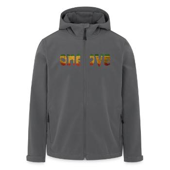 One Love - Recycelte Männer Softshell-Jacke von Stanley/Stella - Anthrazit - Vorne - AI Model Male 185 light (185cm)