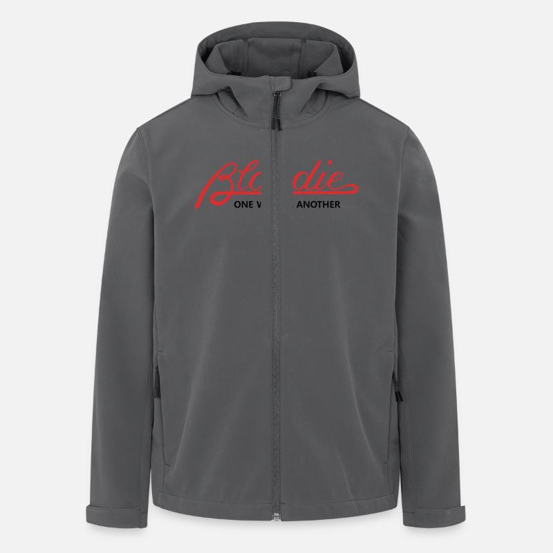 Blondie - Recycelte Männer Softshell-Jacke von Stanley/Stella - Anthrazit