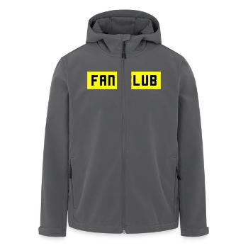 Fan Club - Recycelte Männer Softshell-Jacke von Stanley/Stella - Anthrazit - Vorne - AI Model Male 185 light (185cm)