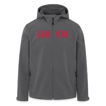 Game Over - Recycelte Männer Softshell-Jacke von Stanley/Stella - Anthrazit - Vorne - AI Model Male 185 light (185cm)