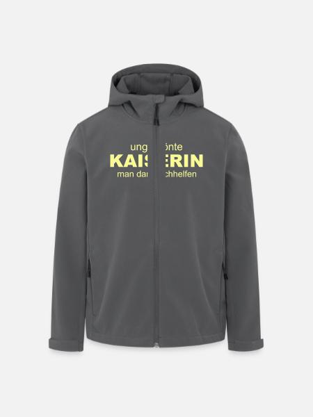 Kaiserin - Recycelte Männer Softshell-Jacke von Stanley/Stella - Anthrazit