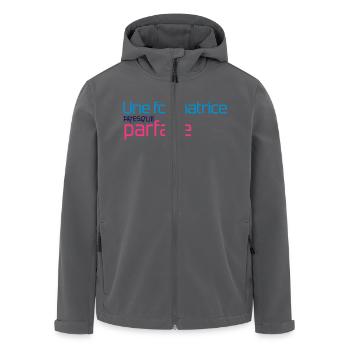 Ausbilder / Lehrer / Gestalter / trainer - Recycelte Männer Softshell-Jacke von Stanley/Stella - Anthrazit - Vorne - AI Model Male 185 light (185cm)