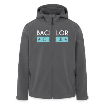 Bachelor Crew - Recycelte Männer Softshell-Jacke von Stanley/Stella - Anthrazit - Vorne - AI Model Male 185 light (185cm)
