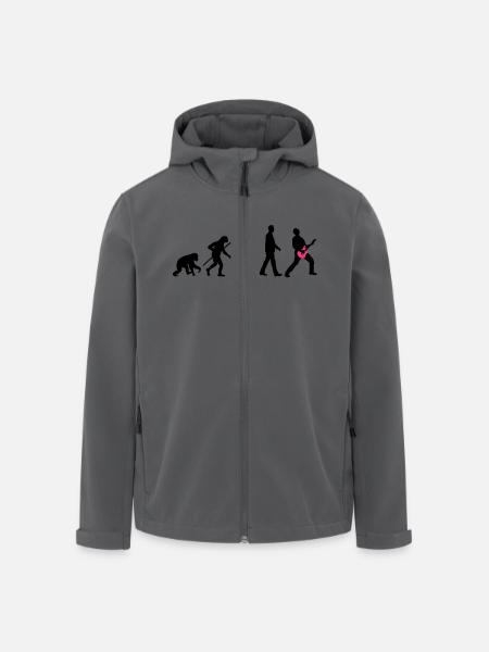 evolution_rocks_032012_d_2c - Recycelte Männer Softshell-Jacke von Stanley/Stella - Anthrazit