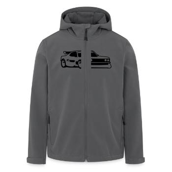 Rennauto Tuning Car - Recycelte Männer Softshell-Jacke von Stanley/Stella - Anthrazit - Vorne - AI Model Male 185 light (185cm)