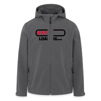 Loading - Recycelte Männer Softshell-Jacke von Stanley/Stella - Anthrazit - Vorne - AI Model Male 185 light (185cm)