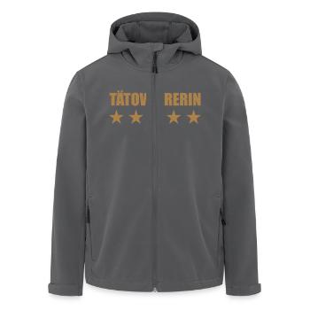 Tätowierer / Zeichnung / Tattoo / Tattooist - Recycelte Männer Softshell-Jacke von Stanley/Stella - Anthrazit - Vorne - AI Model Male 185 light (185cm)