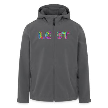 LGBT - Recycelte Männer Softshell-Jacke von Stanley/Stella - Anthrazit - Vorne - AI Model Male 185 light (185cm)