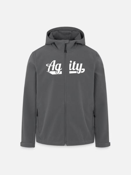Agility - Recycelte Männer Softshell-Jacke von Stanley/Stella - Anthrazit
