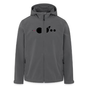 Sonnensystem* - Recycelte Männer Softshell-Jacke von Stanley/Stella - Anthrazit - Vorne - AI Model Male 185 light (185cm)