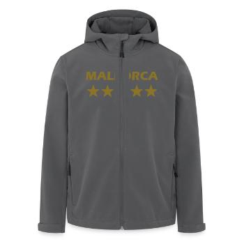 mallorca - Recycelte Männer Softshell-Jacke von Stanley/Stella - Anthrazit - Vorne - AI Model Male 185 light (185cm)