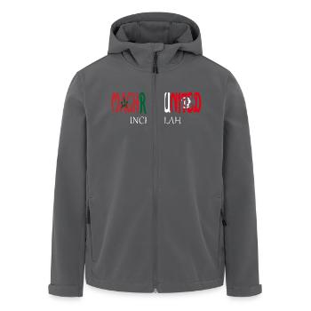 Maghreb United Inchallah - Recycelte Männer Softshell-Jacke von Stanley/Stella - Anthrazit - Vorne - AI Model Male 185 light (185cm)