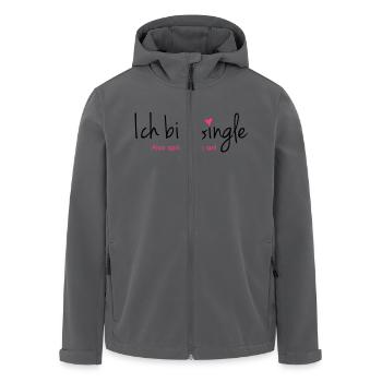 single - Recycelte Männer Softshell-Jacke von Stanley/Stella - Anthrazit - Vorne - AI Model Male 185 light (185cm)