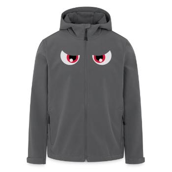 lustiges Gesicht - Recycelte Männer Softshell-Jacke von Stanley/Stella - Anthrazit - Vorne - AI Model Male 185 light (185cm)