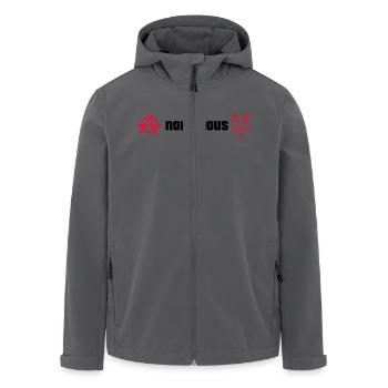 Anonymous - Recycelte Männer Softshell-Jacke von Stanley/Stella - Anthrazit - Vorne - AI Model Male 185 light (185cm)