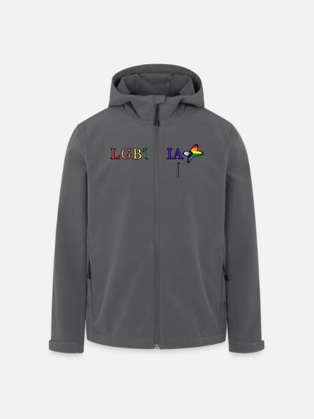 LGBTQIA+ - Recycelte Männer Softshell-Jacke von Stanley/Stella - Anthrazit