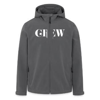 Crew - Recycelte Männer Softshell-Jacke von Stanley/Stella - Anthrazit - Vorne - AI Model Male 185 light (185cm)