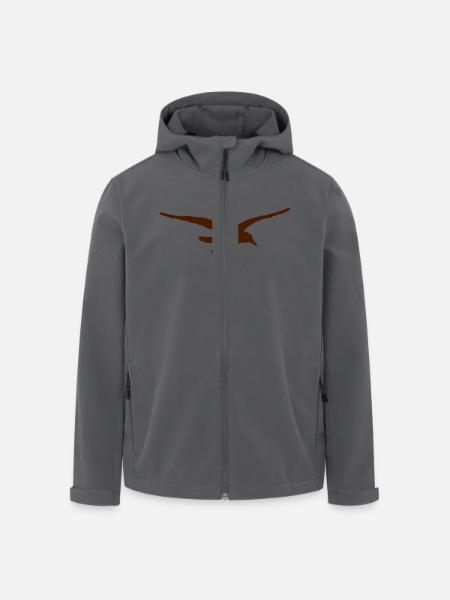 moewe - Recycelte Männer Softshell-Jacke von Stanley/Stella - Anthrazit