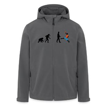 evolution_handball_102012_a_3c - Recycelte Männer Softshell-Jacke von Stanley/Stella - Anthrazit - Vorne - AI Model Male 185 light (185cm)