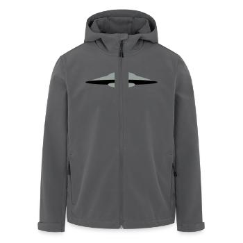 Ufo Untertasse Alien Ausserirdische Weltall 2c - Recycelte Männer Softshell-Jacke von Stanley/Stella - Anthrazit - Vorne - AI Model Male 185 light (185cm)