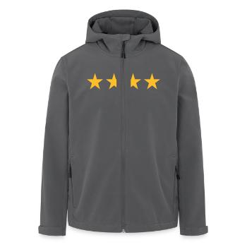 4 Sterne für Deutschland - Recycelte Männer Softshell-Jacke von Stanley/Stella - Anthrazit - Vorne - AI Model Male 185 light (185cm)