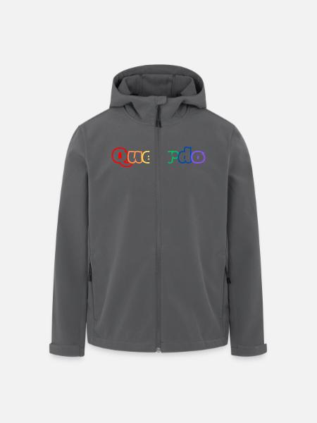 Queerdo - Recycelte Männer Softshell-Jacke von Stanley/Stella - Anthrazit