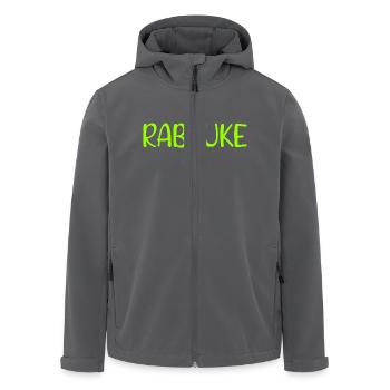 Rabauke - ungehobelter Mensch - ungezogenes Kind - Recycelte Männer Softshell-Jacke von Stanley/Stella - Anthrazit - Vorne - AI Model Male 185 light (185cm)