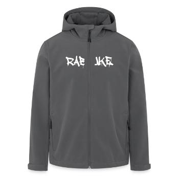 Rabauke - ungehobelter Mensch - ungezogenes Kind - Recycelte Männer Softshell-Jacke von Stanley/Stella - Anthrazit - Vorne - AI Model Male 185 light (185cm)
