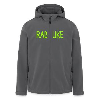 Rabauke - ungehobelter Mensch - ungezogenes Kind - Recycelte Männer Softshell-Jacke von Stanley/Stella - Anthrazit - Vorne - AI Model Male 185 light (185cm)