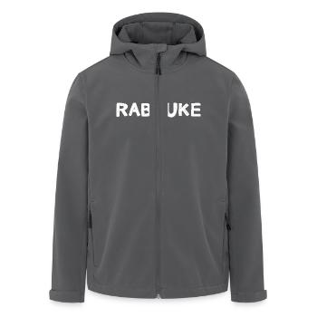 Rabauke - ungehobelter Mensch - ungezogenes Kind - Recycelte Männer Softshell-Jacke von Stanley/Stella - Anthrazit - Vorne - AI Model Male 185 light (185cm)