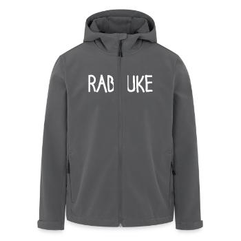 Rabauke - ungehobelter Mensch - ungezogenes Kind - Recycelte Männer Softshell-Jacke von Stanley/Stella - Anthrazit - Vorne - AI Model Male 185 light (185cm)