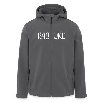 Rabauke - ungehobelter Mensch - ungezogenes Kind - Recycelte Männer Softshell-Jacke von Stanley/Stella - Anthrazit - Vorne - AI Model Male 185 light (185cm)