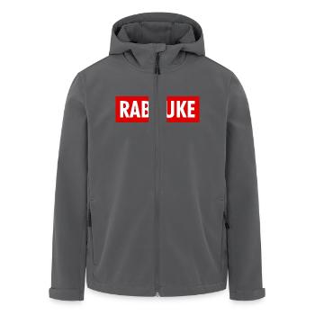 Rabauke - ungehobelter Mensch - ungezogenes Kind - Recycelte Männer Softshell-Jacke von Stanley/Stella - Anthrazit - Vorne - AI Model Male 185 light (185cm)