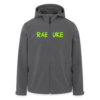Rabauke - ungehobelter Mensch - ungezogenes Kind - Recycelte Männer Softshell-Jacke von Stanley/Stella - Anthrazit - Vorne - AI Model Male 185 light (185cm)