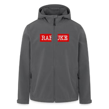 Rabauke - ungehobelter Mensch - ungezogenes Kind - Recycelte Männer Softshell-Jacke von Stanley/Stella - Anthrazit - Vorne - AI Model Male 185 light (185cm)