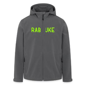 Rabauke - ungehobelter Mensch - ungezogenes Kind - Recycelte Männer Softshell-Jacke von Stanley/Stella - Anthrazit - Vorne - AI Model Male 185 light (185cm)