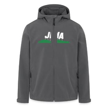 Jena Thüringen Deutschland - Recycelte Männer Softshell-Jacke von Stanley/Stella - Anthrazit - Vorne - AI Model Male 185 light (185cm)