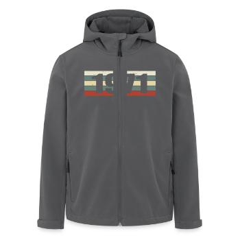 1971 Jahrgang 1971 Geschenk 1971 Geburtstag 1971 - Recycelte Männer Softshell-Jacke von Stanley/Stella - Anthrazit - Vorne - AI Model Male 185 light (185cm)