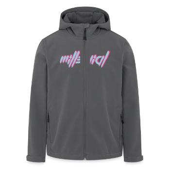 Millenial - Das Shirt für die beste Generation - Recycelte Männer Softshell-Jacke von Stanley/Stella - Anthrazit - Vorne - AI Model Male 185 light (185cm)