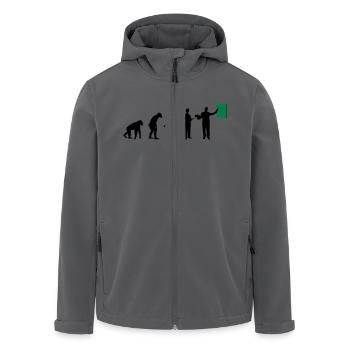 Teacher Evolution - Recycelte Männer Softshell-Jacke von Stanley/Stella - Anthrazit - Vorne - AI Model Male 185 light (185cm)