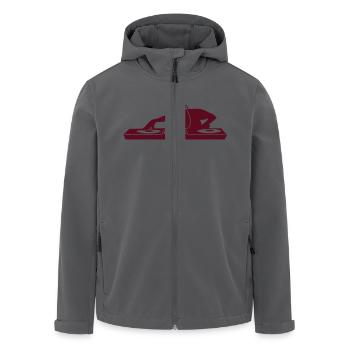 dj - Recycelte Männer Softshell-Jacke von Stanley/Stella - Anthrazit - Vorne - AI Model Male 185 light (185cm)