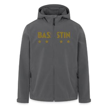 Bassist Bassistin Bassgitarre Gitarre Bass Musik - Recycelte Männer Softshell-Jacke von Stanley/Stella - Anthrazit - Vorne - AI Model Male 185 light (185cm)