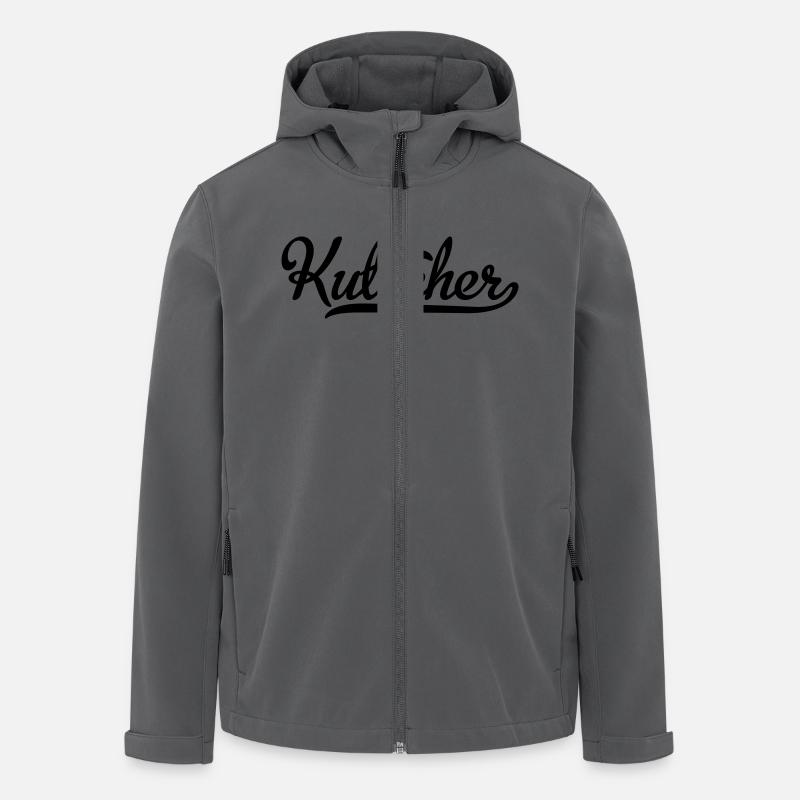 Kutscher - Recycelte Männer Softshell-Jacke von Stanley/Stella - Anthrazit