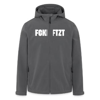 Fckn fzt - DAS SHIRT (und andere Sachen) - Recycelte Männer Softshell-Jacke von Stanley/Stella - Anthrazit - Vorne - AI Model Male 185 light (185cm)