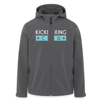 Kickboxing Crew - Recycelte Männer Softshell-Jacke von Stanley/Stella - Anthrazit - Vorne - AI Model Male 185 light (185cm)