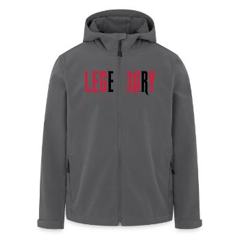 legendary leg day - Recycelte Männer Softshell-Jacke von Stanley/Stella - Anthrazit - Vorne - AI Model Male 185 light (185cm)