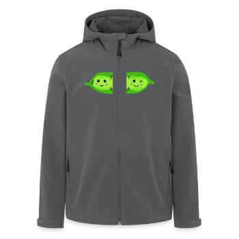 three pea in a pod - Recycelte Männer Softshell-Jacke von Stanley/Stella - Anthrazit - Vorne - AI Model Male 185 light (185cm)