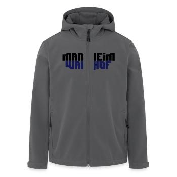 mannheim waldhof - Recycelte Männer Softshell-Jacke von Stanley/Stella - Anthrazit - Vorne - AI Model Male 185 light (185cm)